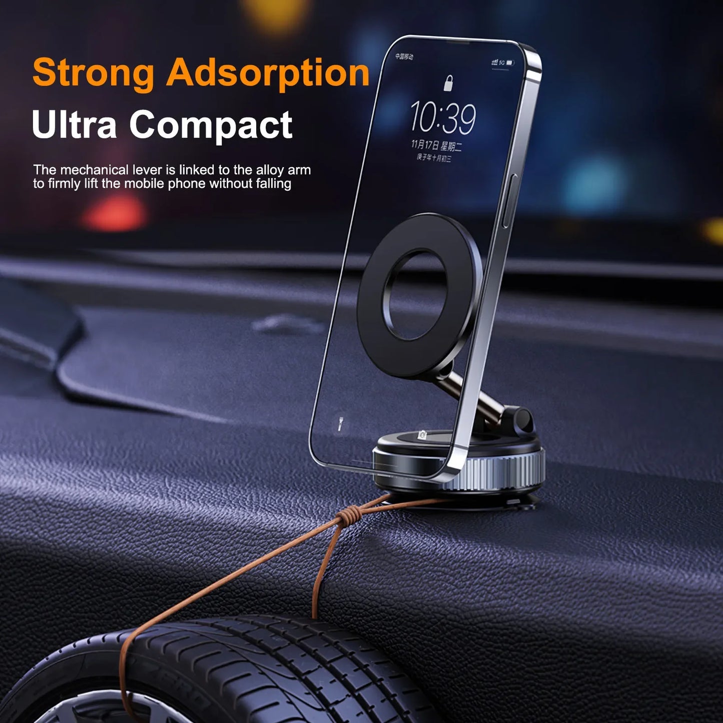 Xiaomi K007 Car Mount Vacuum Magnetic Holder Foldable 360.